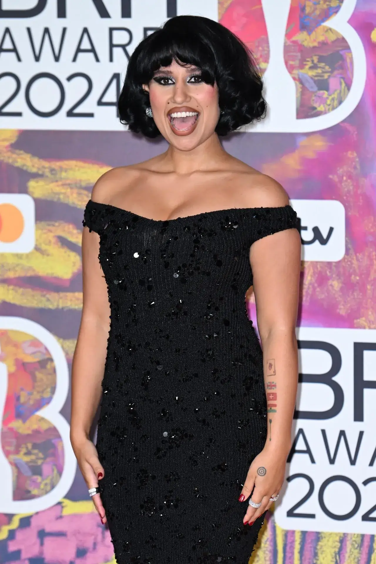 RAYE PHOTOSHOOT AT THE BRIT AWARDS 2024 IN LONDON